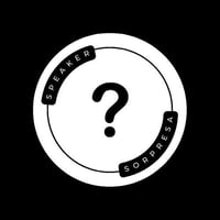 Logos con Iniciales para Nombre Sencillo Tipográfico Circular Blanco y Negro